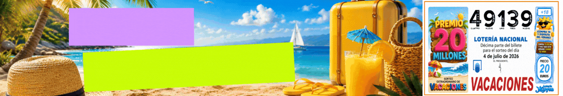 Sorteo extra de verano