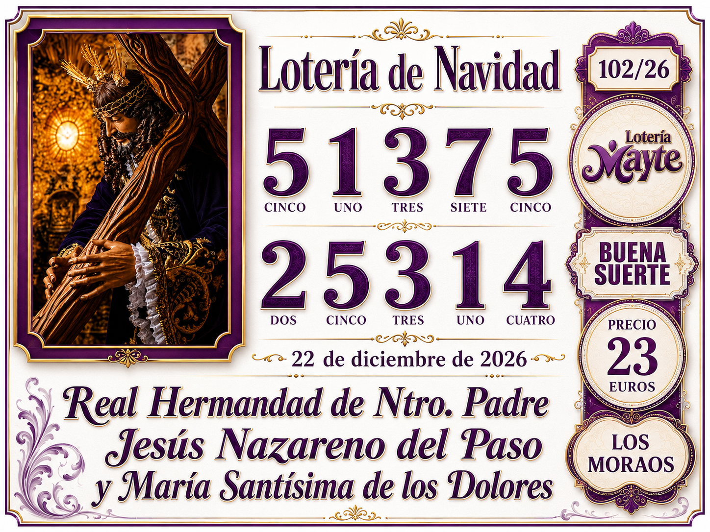 Real Cofrad�a Nt� Padre Jes�s y M� St� de los Dolores