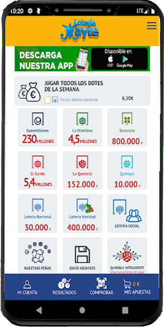 imagen de telefono escaneando premios