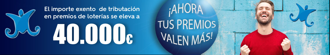 Impuesto loterias menos de 40000